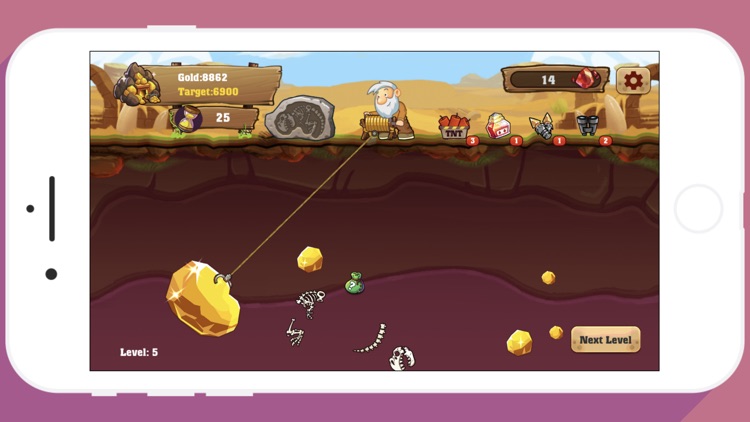 Gold Miner Classic HD+ screenshot-3