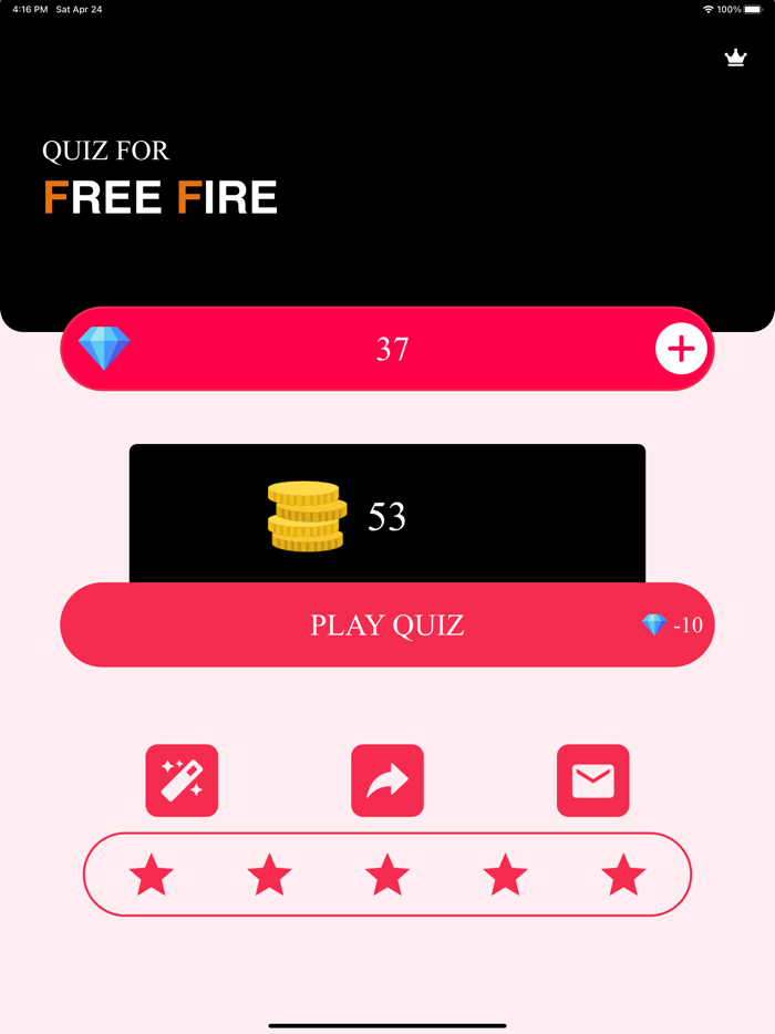 FF DIAMOND -Quiz for Free Fire
