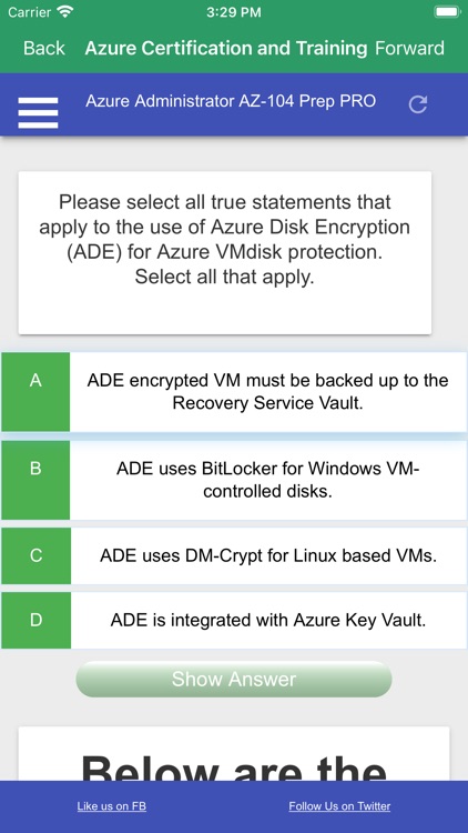 Azure Administrator AZ104 Exam screenshot-3