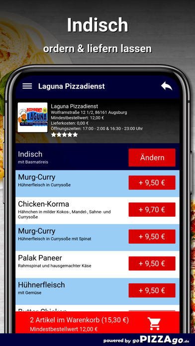 Laguna Pizzadienst Augsburg screenshot 6