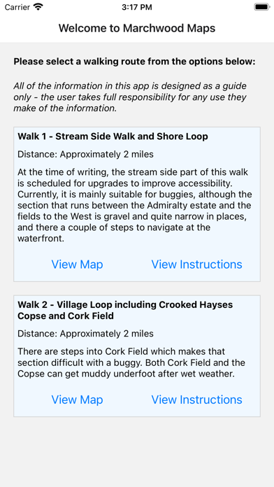 Screenshot #1 pour Marchwood Maps