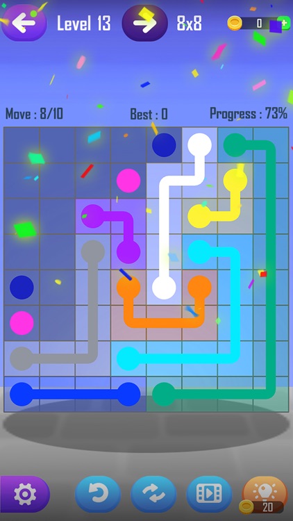 Line Puzzle Game-Color Connect