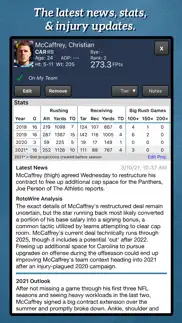 fantasy football draft kit '21 iphone screenshot 3