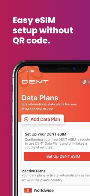 Dent Esim Data Top Up On The App Store