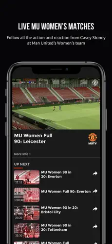 Captura de Pantalla 5 MUTV - Manchester United TV iphone