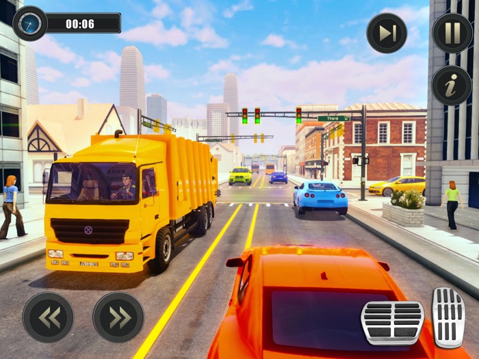 城市 垃圾 清潔工 傾倒 遊戲