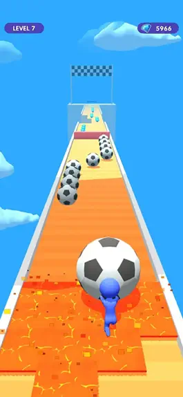 Game screenshot Snowball Run apk
