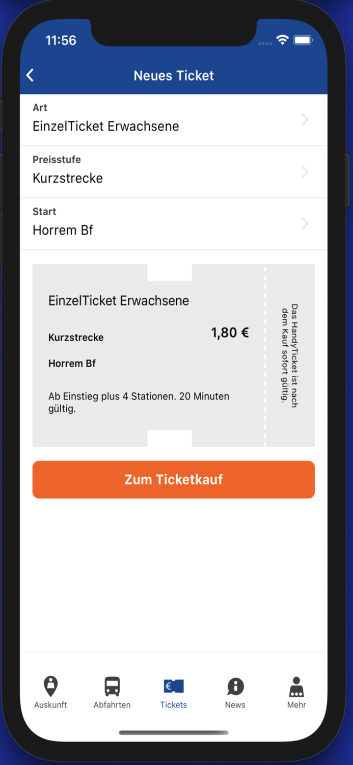 REVG Fahrplan  HandyTicket