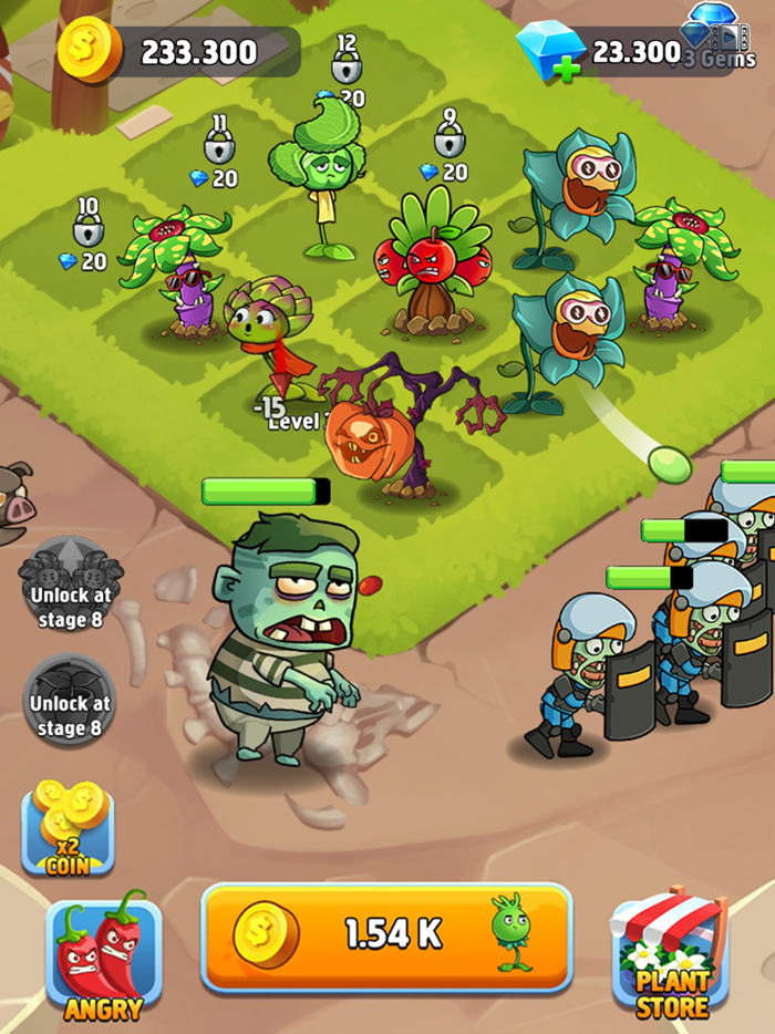 Plant Defense - Zombie War
