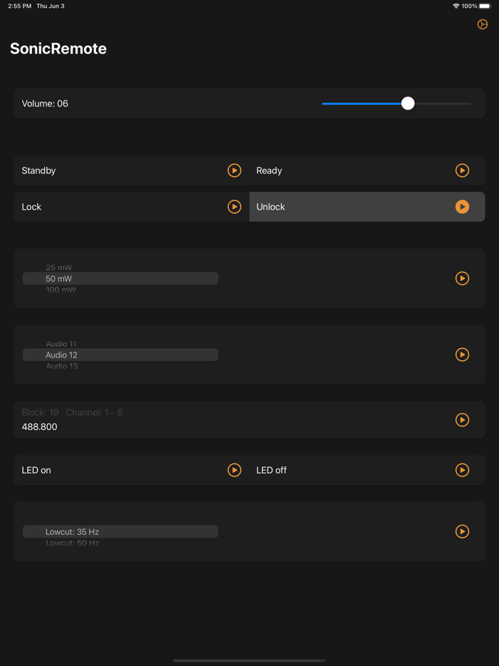 Sonic Remote - Control your TX
