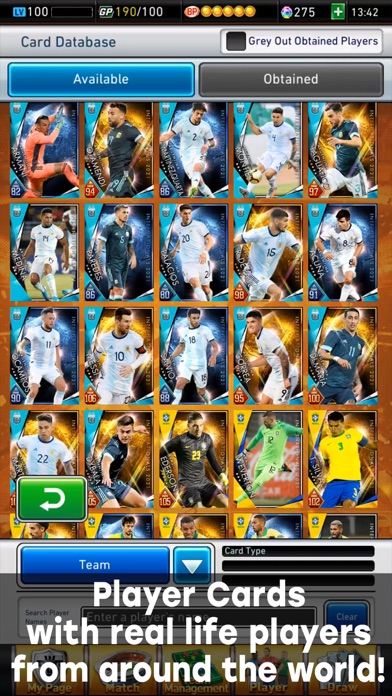 PES CARD COLLECTION Screenshot 3