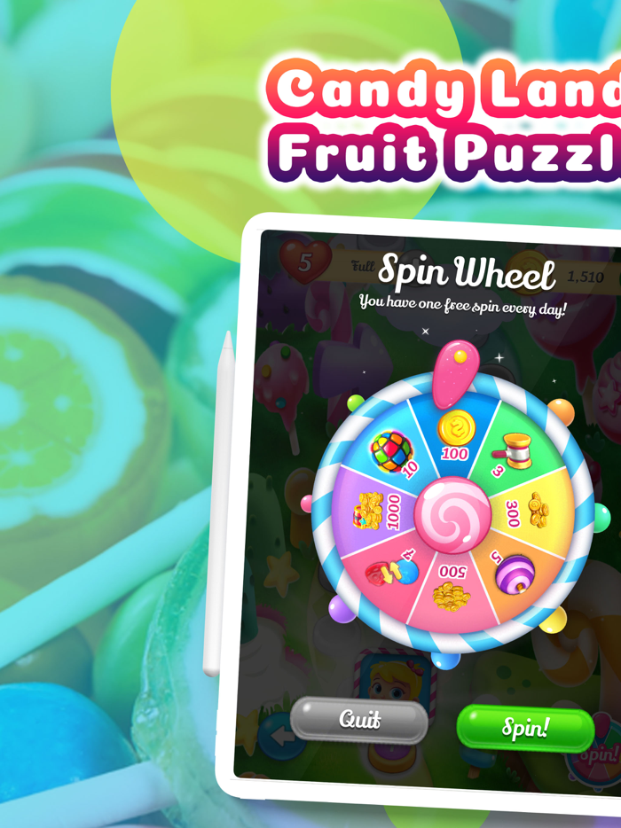 Candy Land Fruit Puzzle