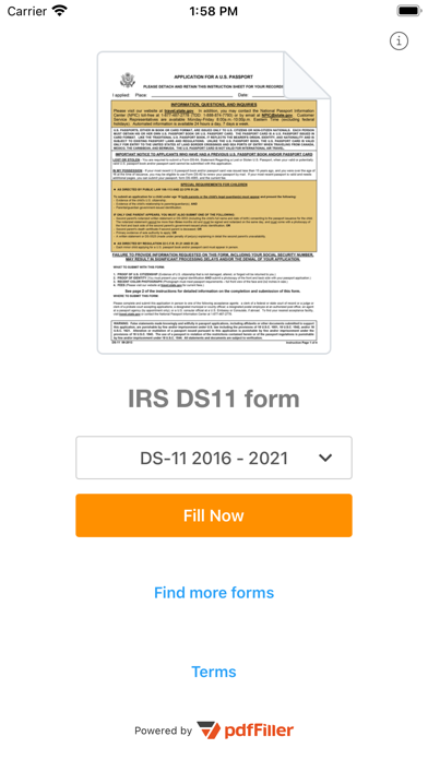 How to cancel & delete DS11Form from iphone & ipad 1