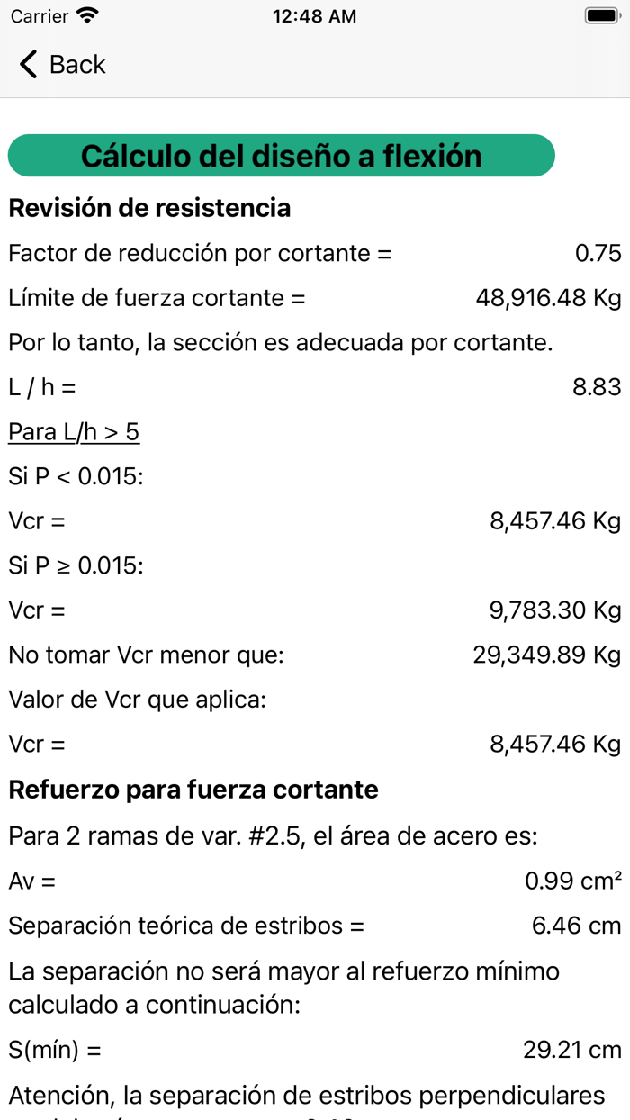 Diseño de vigas NTC RSEE 2017