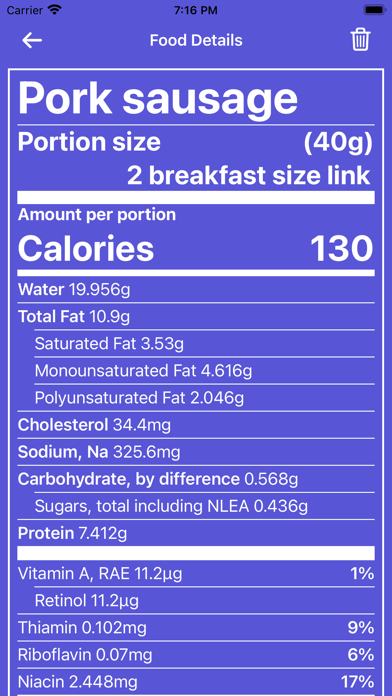 Nutrient Logger screenshot 4