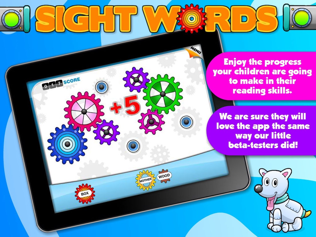 Sight Word Games & Flash Cards App voor iPhone, iPad en iPod touch