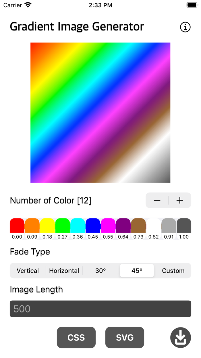 Gradient Image Generator