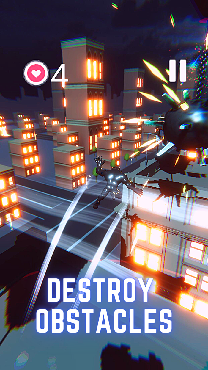 Evil Superhero Black Shadow