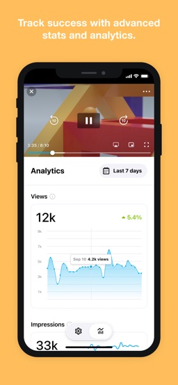 Vimeo app screenshot