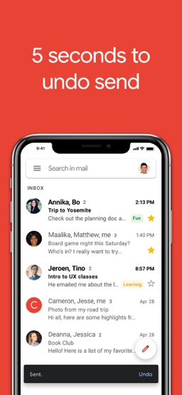 Gmail app screenshot