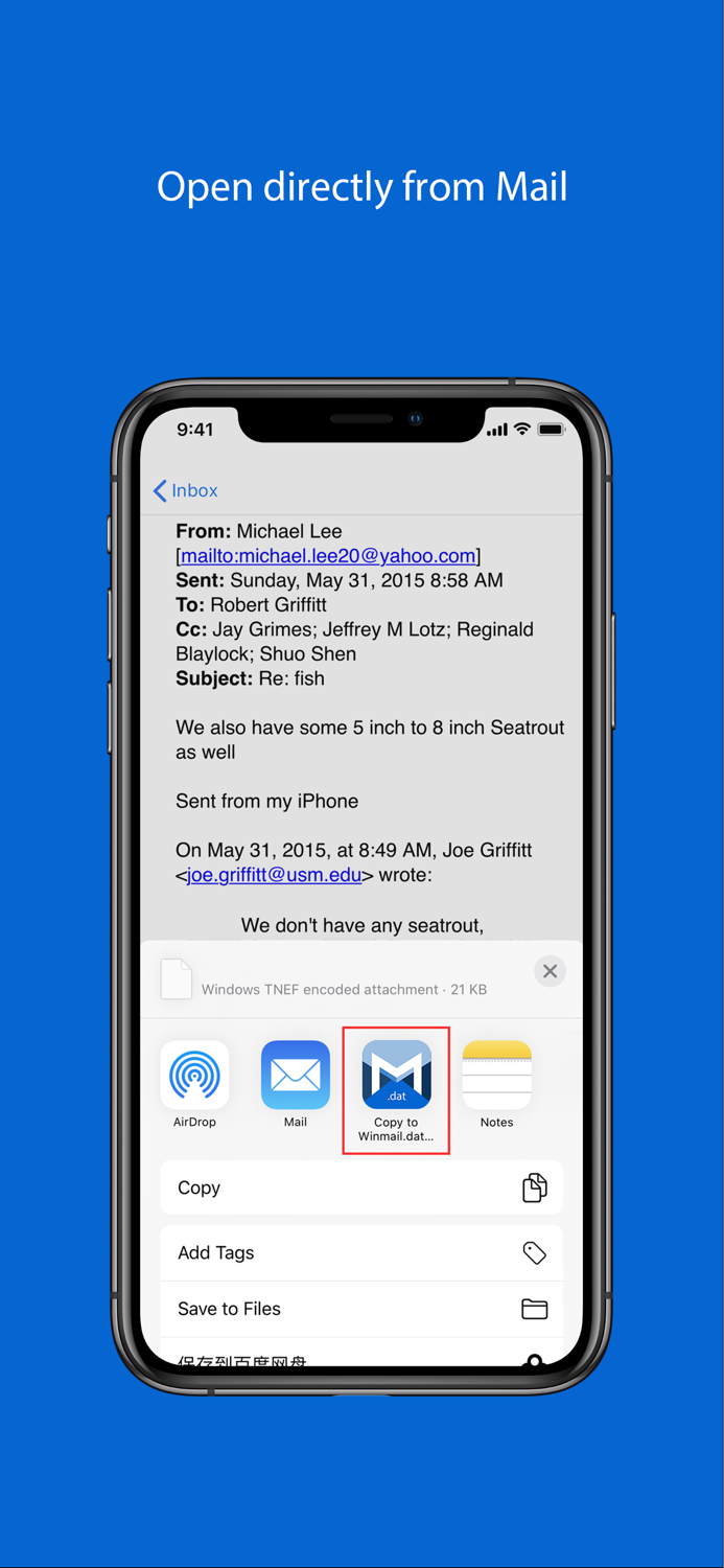 Open Winmail .dat  xps  msg