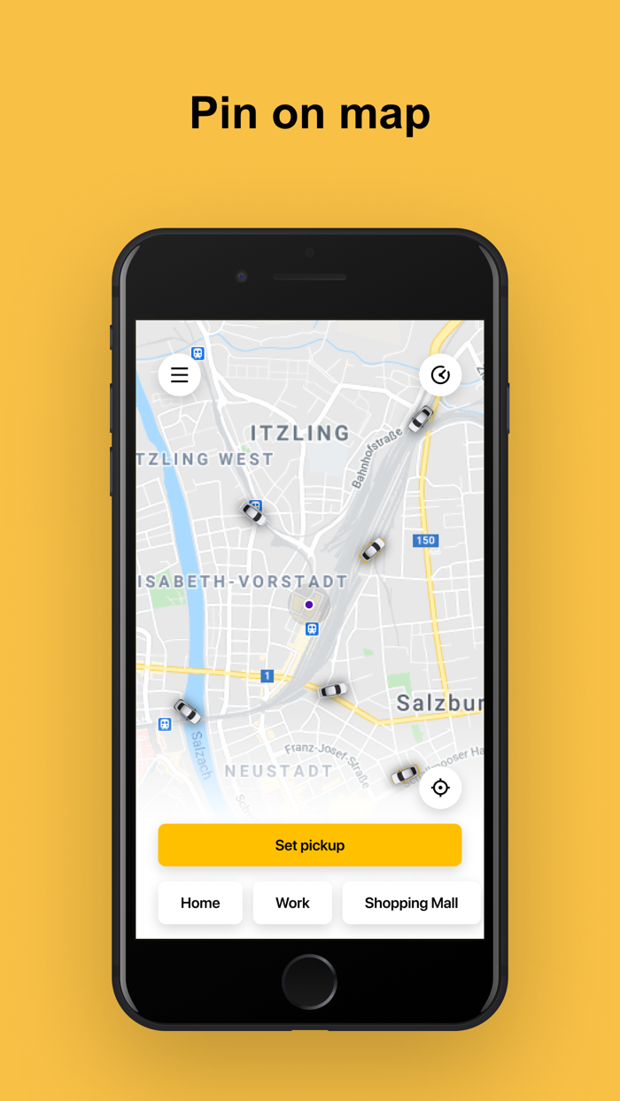 Bringmi taxi rides in Salzburg