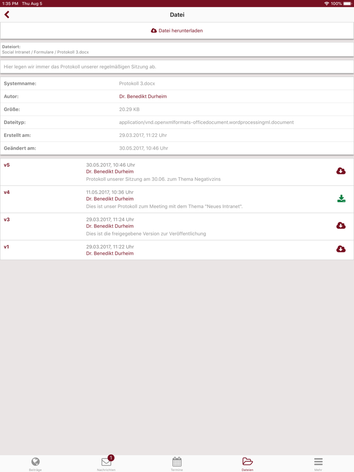 VOTUM Mitgliederportal