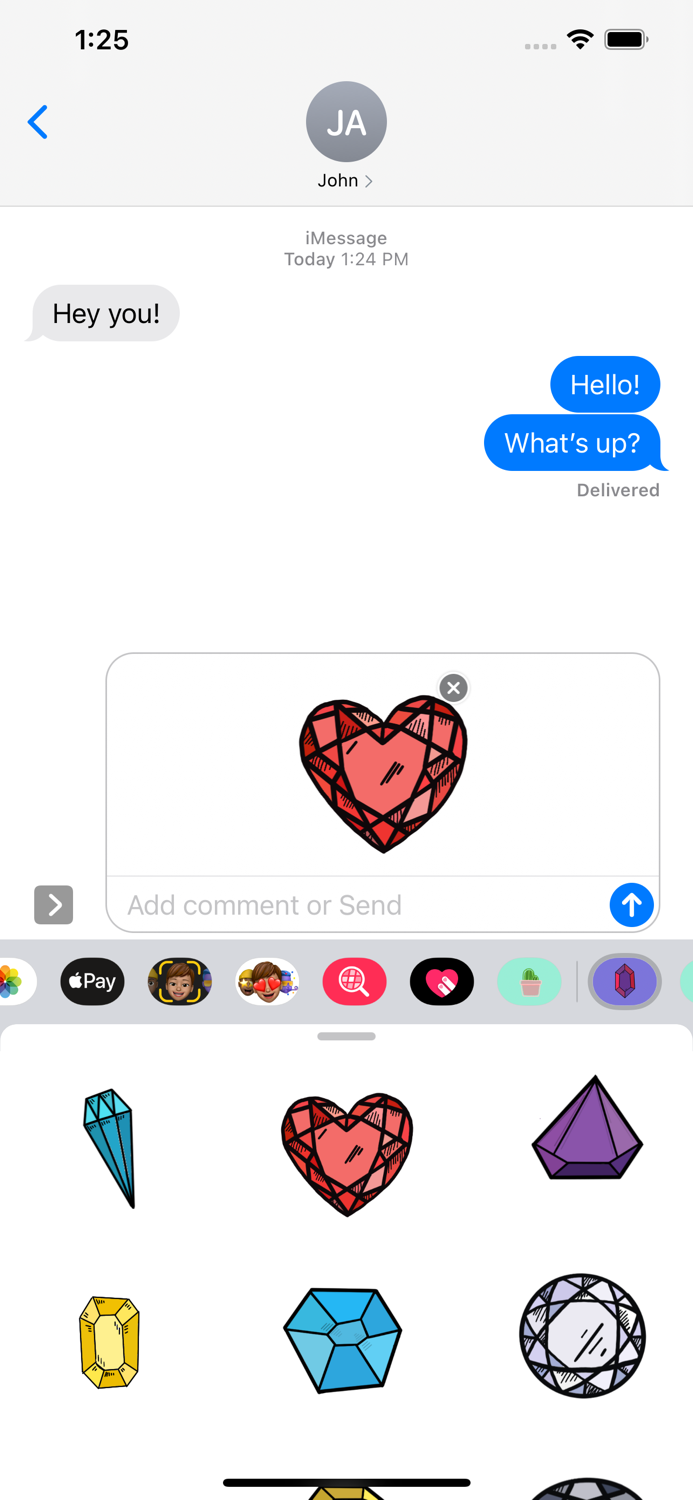 Gems Stickers