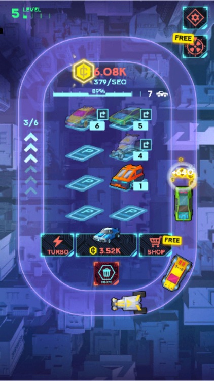 Merge Cyber Racers screenshot-3