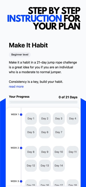 30 Day Jump Rope Challenge App截图