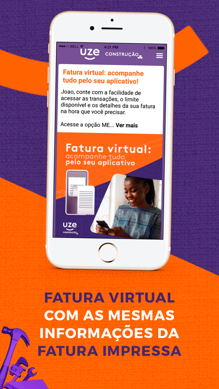 Cartão Uze Construção