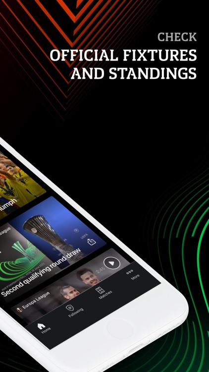 Europa: official football app