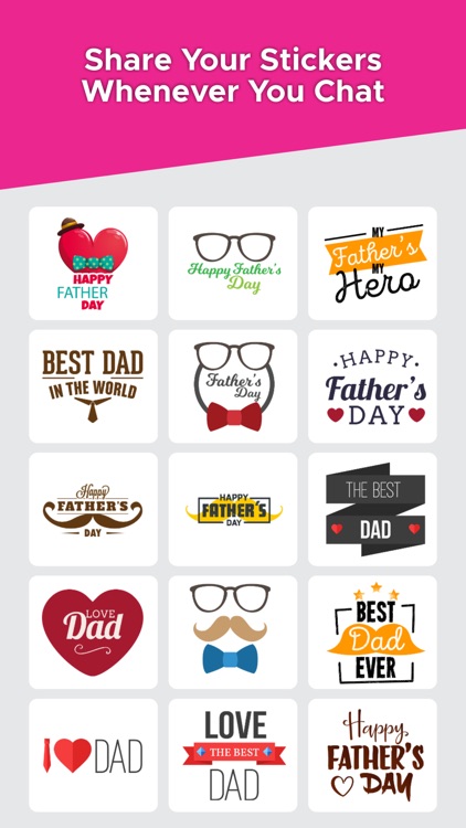 Father's Day Stickers ! 22 screenshot-3