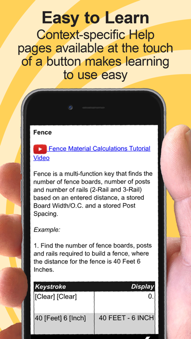 Material Estimator Calculator iphone images