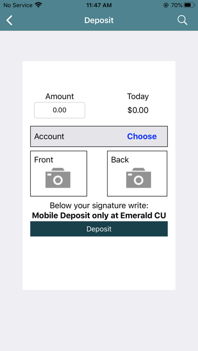Emerald Credit Union screenshot 3