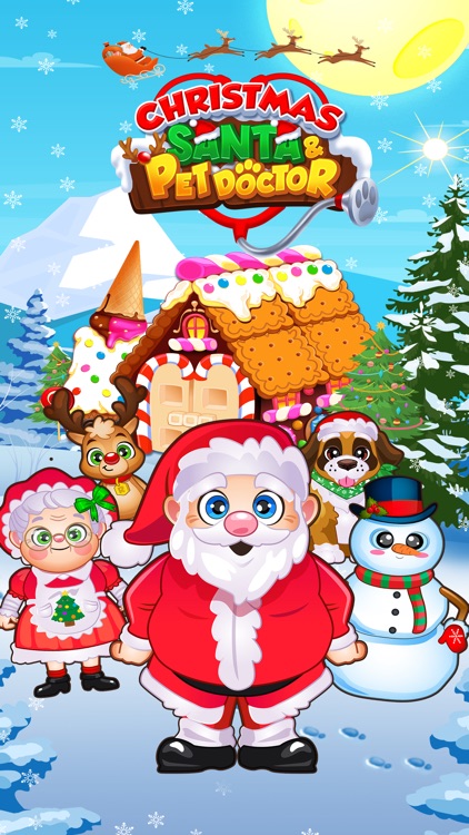 Christmas Santa Pet Doctor Vet