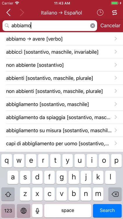 Accio: Spanish-Italian screenshot-3