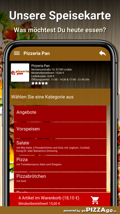 Pizzeria Pan Lindlar screenshot 4