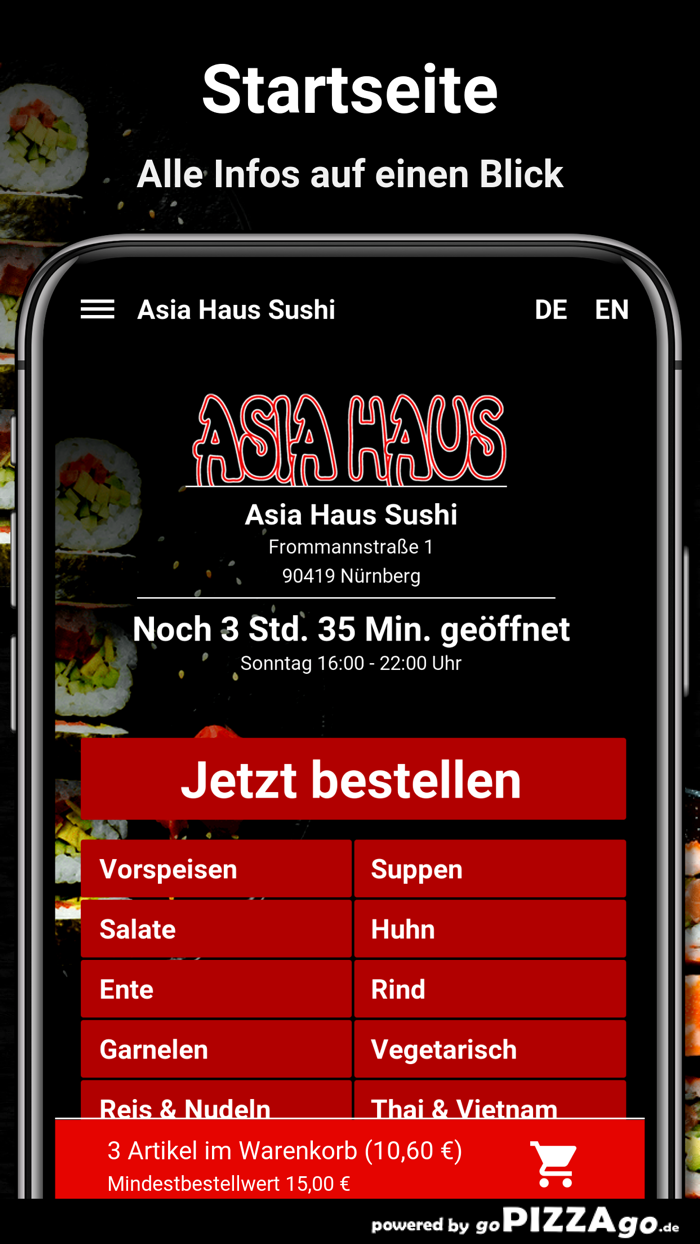 Asia-Haus Sushi Nürnberg