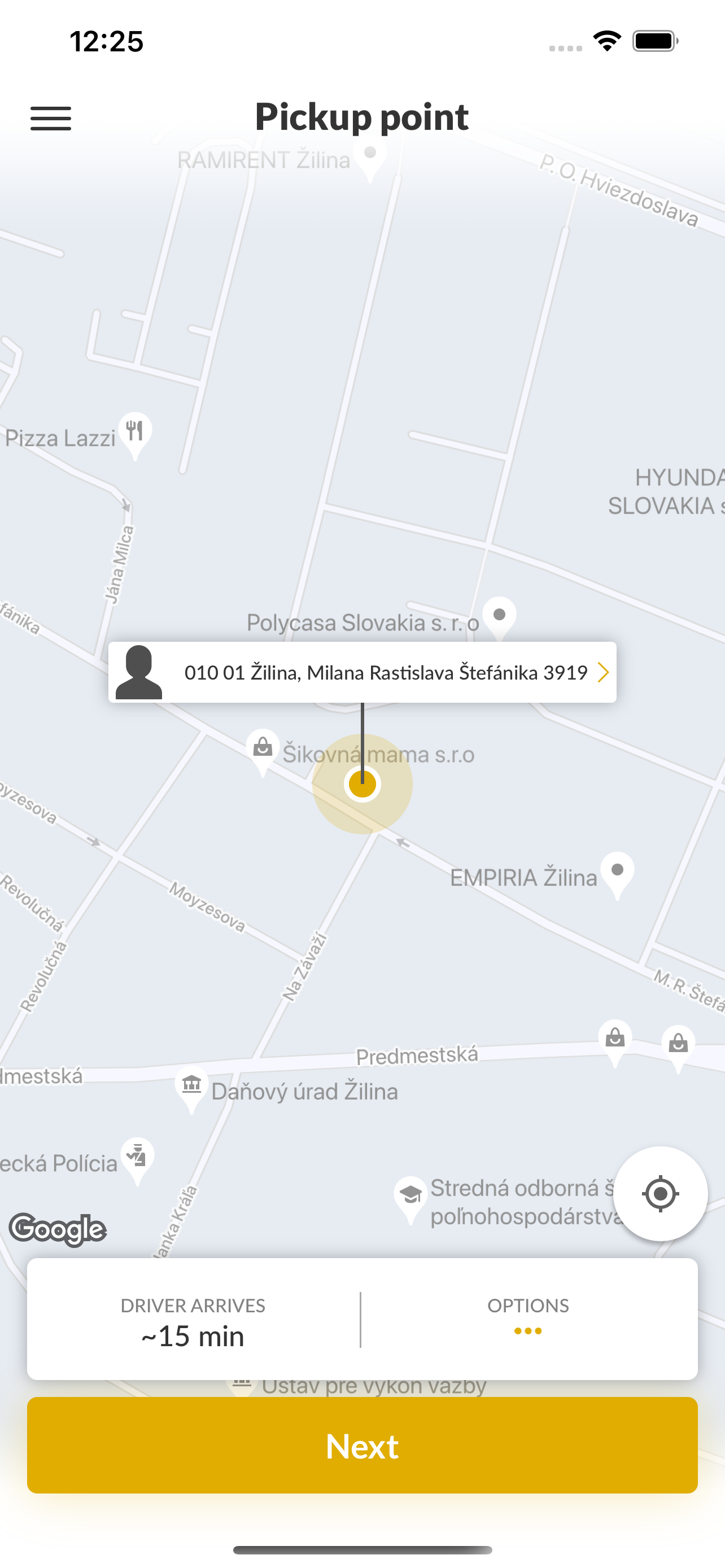 KERAM TAXI Žilina screenshot 2