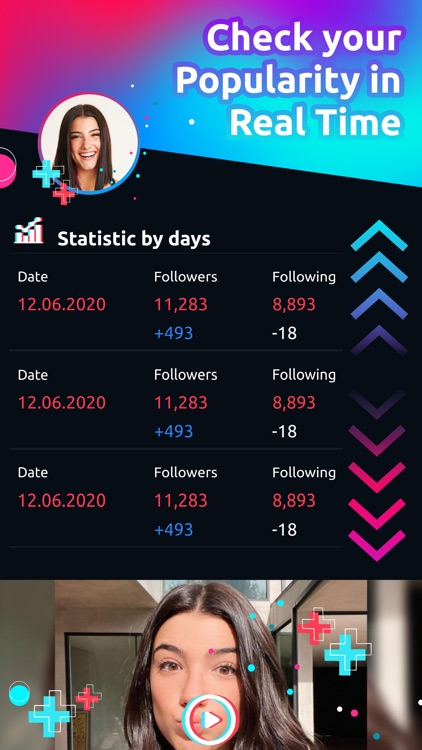 Followers Tracker for Tik Tok