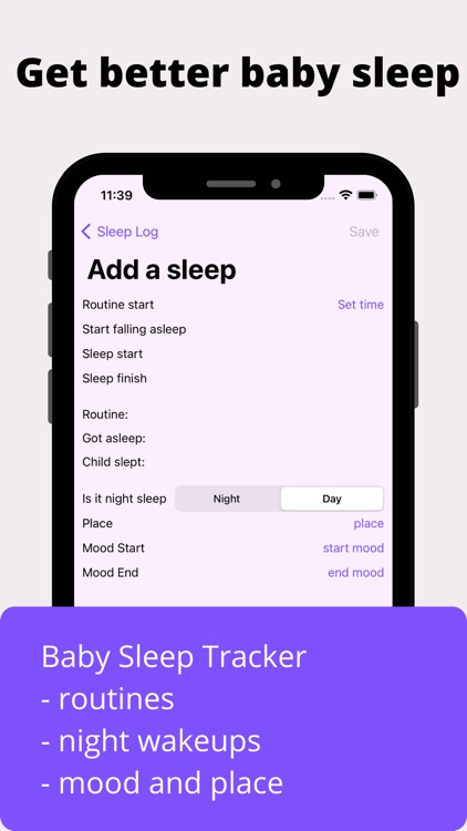 Newborn Sleep Log & Schedule screenshot-4