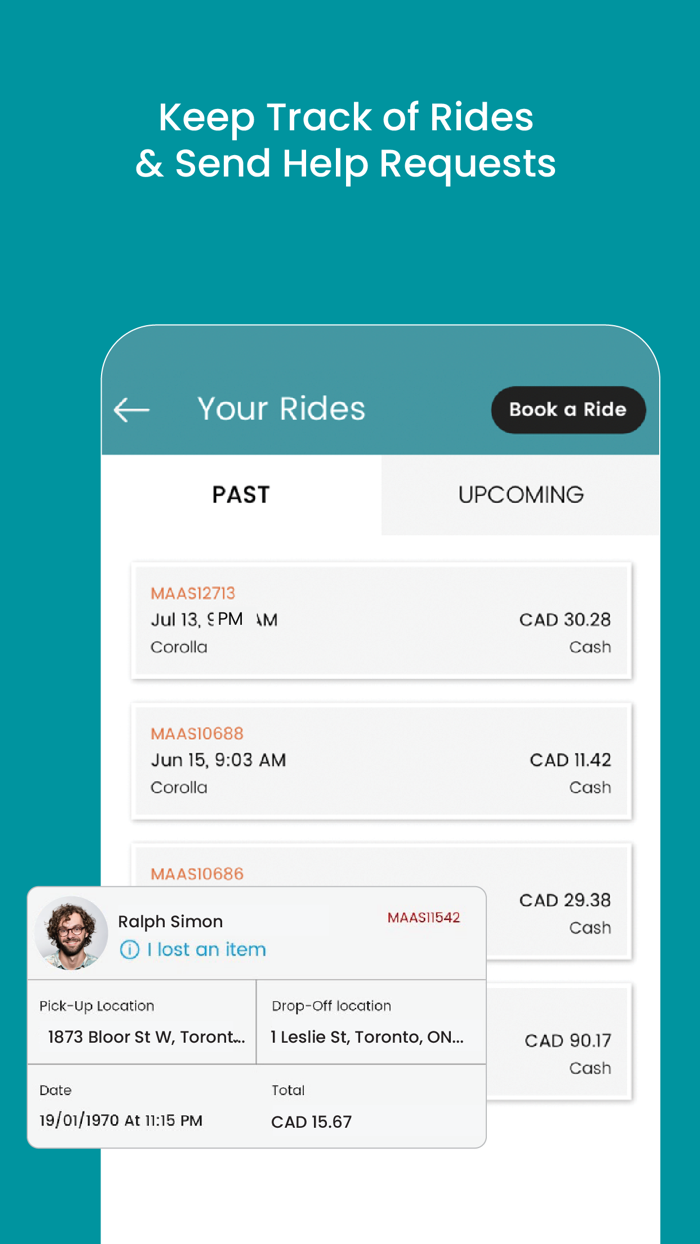 Maas Ride Shared Rides