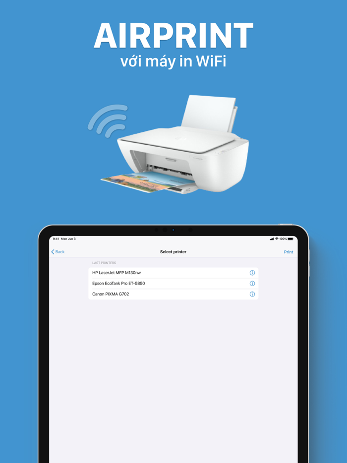 Smart Printer App for AirPrint