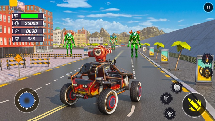 Bunny Robots Battle War