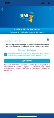 Captura de Pantalla 2 UNIToken iphone