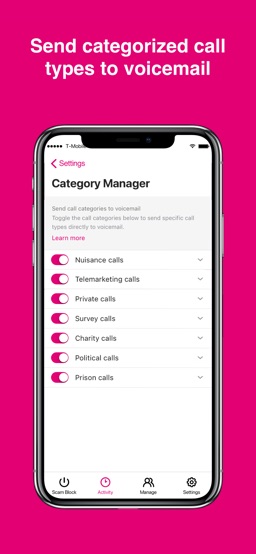 T-Mobile Scam Shield app screenshot