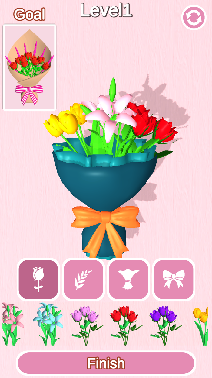 Flower Bundle 3D