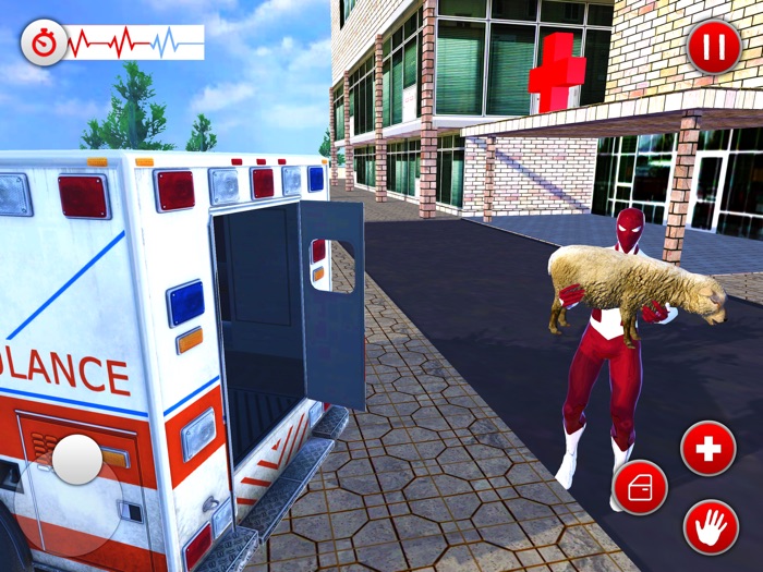 Flying Superhero Pet Rescue 3D