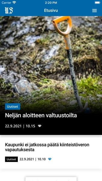 【图】Uudenkaupungin Sanomat -appi(截图1)